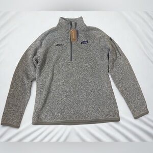 Patagonia Better Sweater 1/4 Zip | Women’s L | Birch White | NWT | $119 MSRP